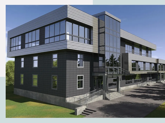 Административные здания в Устях-Илимске