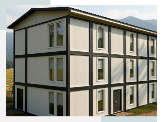 Модульные общежития в Устях-Илимске