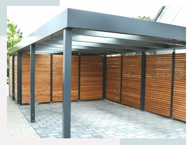 Навесы для парковки в Устях-Илимске