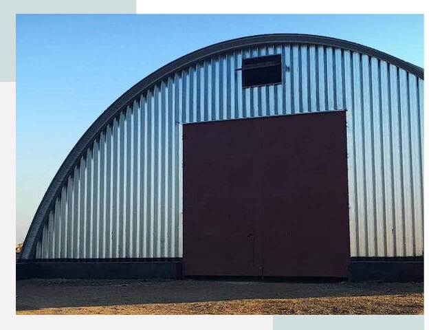 Бескаркасные ангары в Устях-Илимске