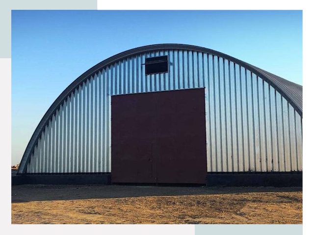 Арочные ангары в Устях-Илимске