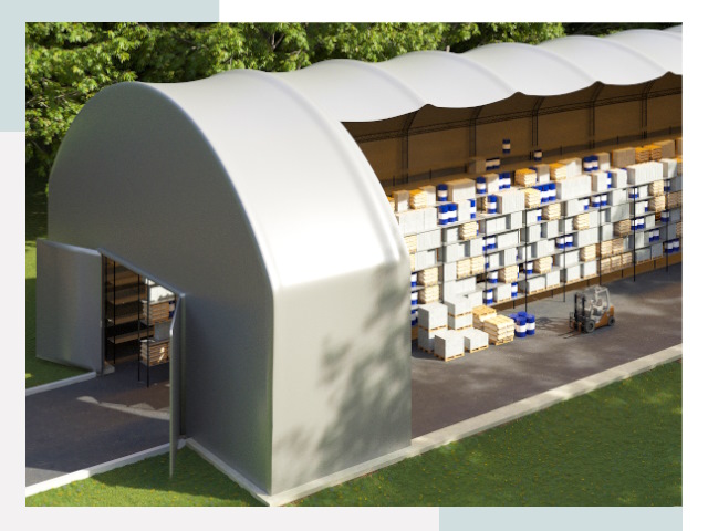 Тентовые ангары в Устях-Илимске