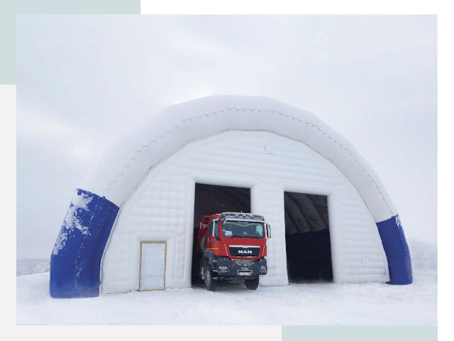 Мобильные ангары в Устях-Илимске