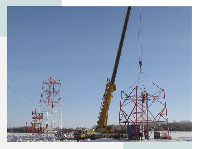 Монтаж вышек связи в Устях-Илимске