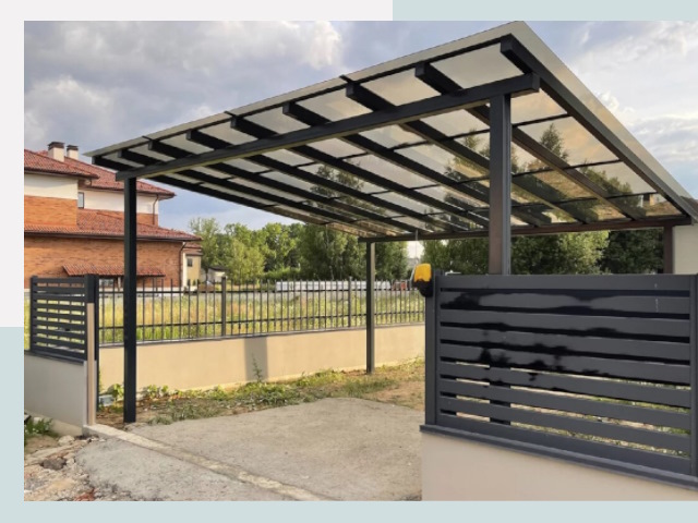 Металлические навесы в Усть-Илимск от 624 руб. за м²