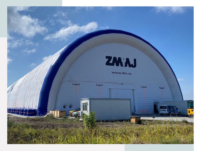 Брендирование ангаров в Устях-Илимске