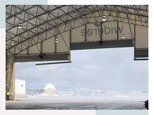 Ворота для ангаров в Устях-Илимске