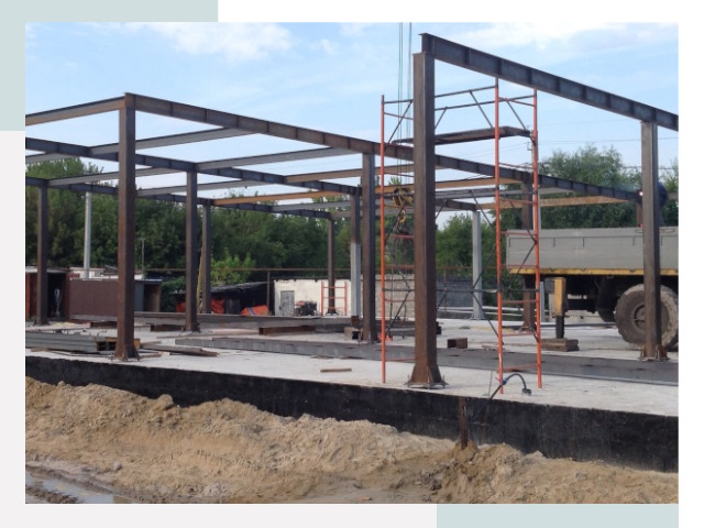 Фундамент для ангаров в Устях-Илимске