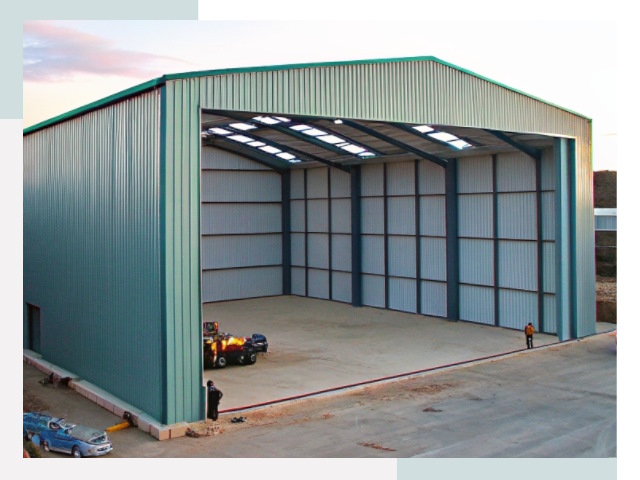 Строительство ангаров в Устях-Илимске