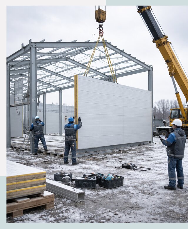 Строительство холодильных складов под ключ в Устях-Илимске
