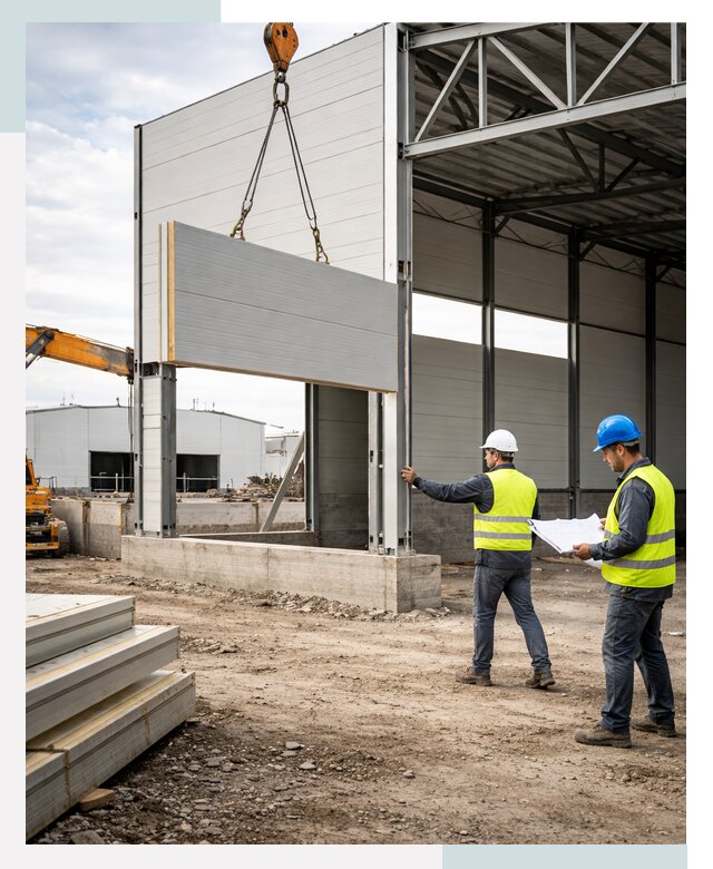 Склад из сэндвич панелей под ключ в Устях-Илимске от 9880 р. | СтальСтрой-Сть