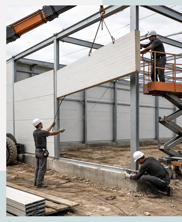 Строительство складов из сэндвич панелей в Устях-Илимске под ключ