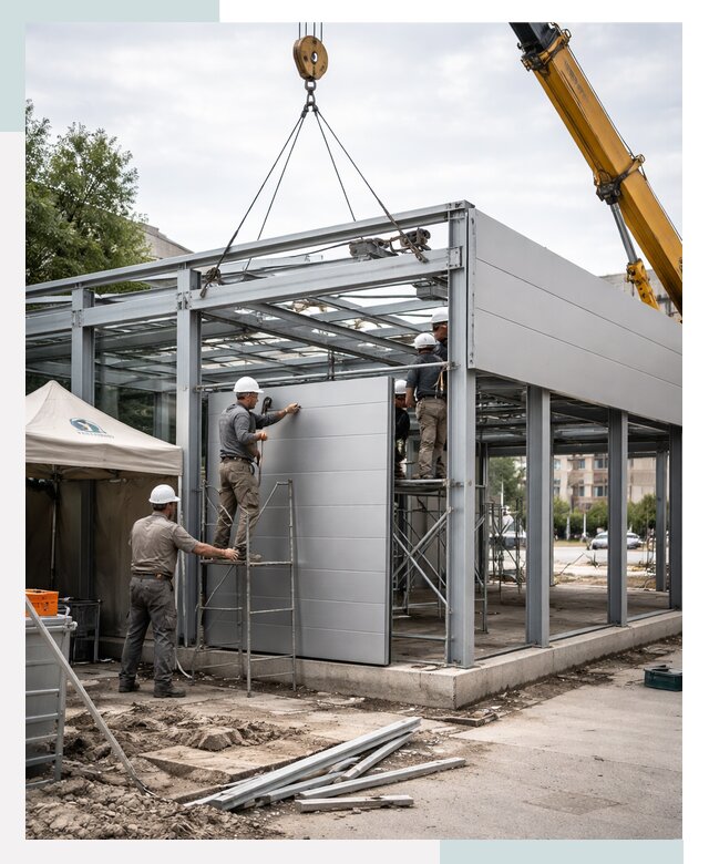 СтальСтрой-Сть: торговый павильон под ключ в Устях-Илимске от 36400 р.