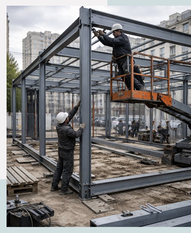 Строительство и монтаж торговых павильонов под ключ в Устях-Илимске