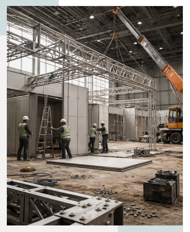 Строительство выставочных павильонов в Устях-Илимске от 36400 р.| СтальСтрой-Сть