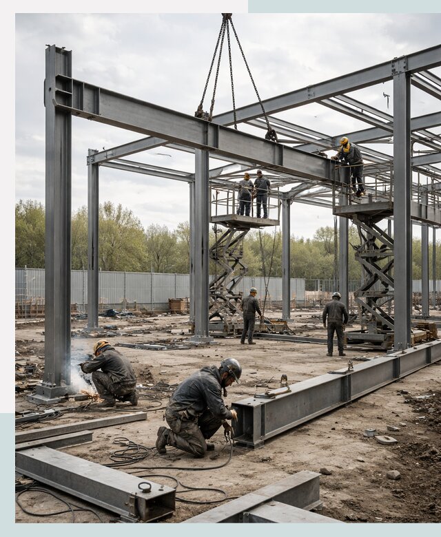 Строительство выставочных павильонов из металлоконструкций в Устях-Илимске