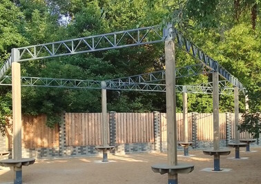 Терраса из металлоконструкций под ключ, проектирование, изготовление и монтаж от СтальСтрой-Сть